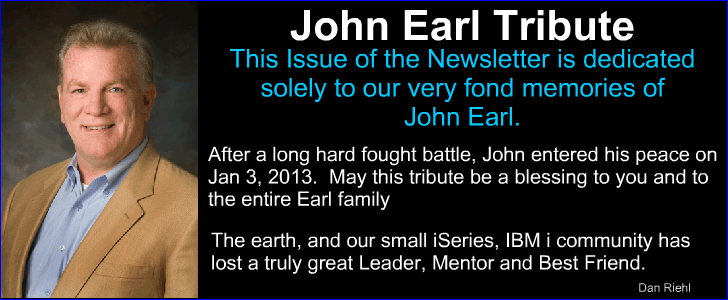 John Earl Tribute - The IBM i Security Guru Sleeps